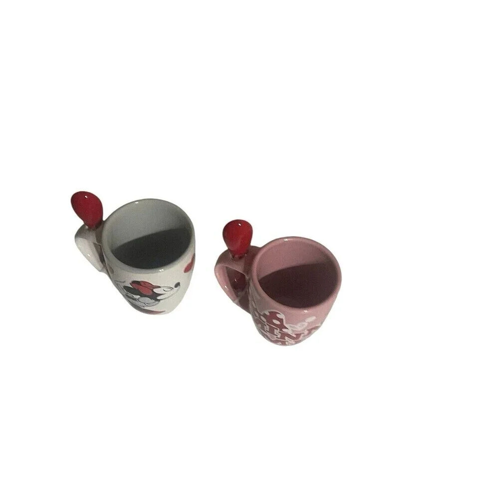 Minnie Mouse Espresso/Coffee Cup with spoon And Mickey Set Of 2